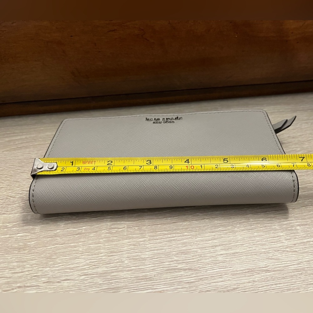 Kate Spade Gray Leather Wallet - Picture 2 of 10